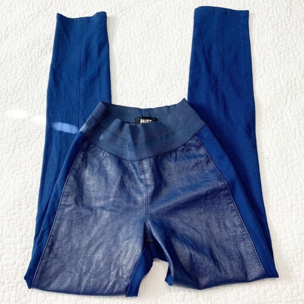 Paige Paloma Leather Legging Jeans